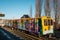 Graffiti U-Bahn / subway train at Warschauer Strasse Station in Berlin