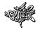 Graffiti word drawn by hand in graffiti style. Vector illustration