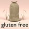 Grain bags with gluten free sign