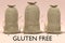 Grain bags with gluten free sign