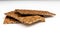 Grain diet light crisp bread lying on a white background