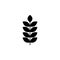 Grain Ear, Seed Spike, Wheat Flat Vector Icon