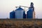 Grain elevator in the Midwest United States