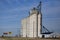 Grain elevators in the farmland in Colorado, Kansas, Oklahoma, Missouri