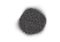 Grain noise balck dots circle, halftone round gradient grainy dotwork, abstract vector. Grain noise spray blot or stain spot with