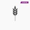 Grain, plant field icon. Symbol of harvest.