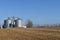 Grain storage silos.