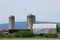 Grain storage silos farm metal steel industry nature