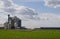 Grain storage silos and mill