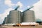 Grain storage tanks