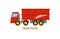 Grain Truck Machinery Icon Vector Illustration