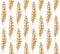 Grain wheat seamless pattern