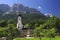 Grainau Church and Zugspitze, Bavaria