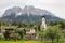 Grainau village and Zugspitze mountain, Bavarian Alps