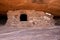 Grainery At Aztec Butte Built Under A Cliff Shelf