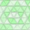 Grainy green pattern composed of mint triangles