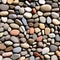 A grainy and pebbled texture with pebbles and stone surfaces1, Generative AI