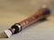 The gralla is a woodwind instrument with a conical bore and a double-reed mouthpiece.