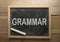 Grammar, Educational Linguistic Words Quotes Concept