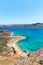 Gramvousa island near Crete, Greece. Balos beach. Magical turquoise waters, lagoons, beaches