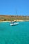 Gramvousa is a pirate island. Crete, Greece