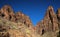 Gran Canaria, landscapes along the hiking route around the ravive Barranco Hondo, The Deep Ravine