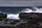 Gran Canaria, north coast, powerful ocean waves