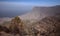 Gran Canaria, part of Nature Park Tamadaba affected by forest fire