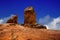 Gran canaria Roque Nublo blue sky