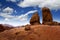 Gran canaria Roque Nublo blue sky