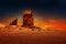 Gran canaria roque nublo dramatic sunset sky