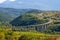 Gran Sasso freeway in Abruzzo