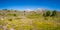 Gran Sasso mountain summit at Campo Imperatore plateau, Abruzzo, Italy