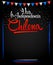 Gran venta Chilena, Chilean big sale spanish text, vector modern promotional banner.
