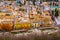 Granada, aerial panoramic view of old Albaicin district from Alhambra...IMAGE