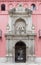 Granada - The early baroque portal of Colegio Mayor San Bartolome y Santiago