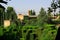 GRANADA,ES - CIRCA AUGUST 2008 - View of the gardens inside Alhambra, circa August 2008 at Granada,ES.