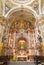 Granada - The presbytery and main altar of baroque church Nuestra Senora de las Angustias