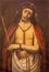 Granada - The tortured Jesus Christ painting in church Iglesia del Sagrario by unknown artist.