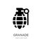 granade icon in trendy design style. granade icon isolated on white background. granade vector icon simple and modern flat symbol