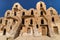 Granaries of a berber fortified village, known as ksar. Ksar Ouled Soltane, Tunisia