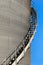 Granary silo staircase abstract