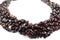 Granate gemstone beads necklace jewelery