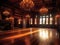 Grand antique chandelier illuminating ballroom with warmth