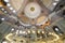 Grand, beautiful dome in old New Mosque (Yeni Cami)