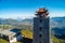 The grand bell tower of Thanh Van Dac Lo ,Fansipan mountian,Vietnam