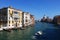 Grand Canal with authentic Venetian buildings and docks