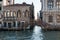 Grand canal and beautiful venetian buildings.
