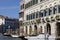 Grand Canal, historic decorative tenement houses by the water, Venice, Italy