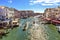 Grand Canal Public Water Ferry Vaporettor Gondolas Venice Italy